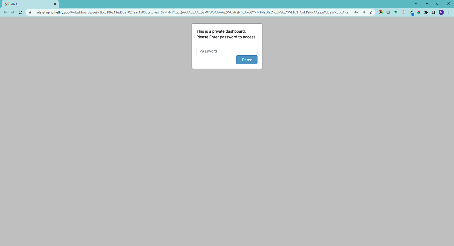 Sharing Dashboard VFTES